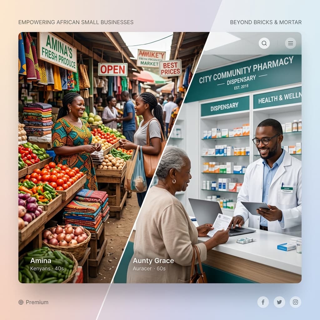 African businesses operating daily